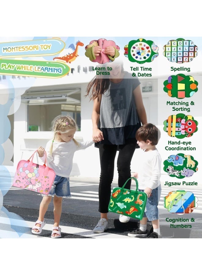 Fyliz Montessori Sensory Busy Board for 1-4 Year Old Toddlers - Educational Learning Toy to Develop Fine Motor Skills Preschool Activity Toy - Image 4